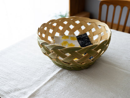 Sasara Open Weave Basket – Medium / Madake Bamboo / Kanagawa-JPN 430112-1