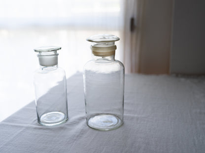 Antique – Glass Medicine Bottle / Small & Large 2 Sizes 750416
