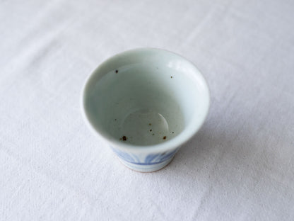 Antique – Sobachoko Cup / Canton Bowl Shape / Irises Design 750432-1