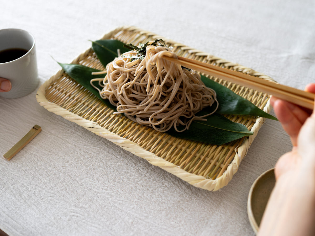 Rectangular Plate “Kaku Bon-zaru” Small Sizes / Bamboo / Niigata-JPN 650102