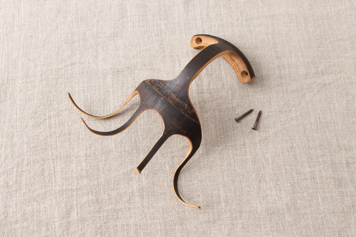 Smoked bamboo cutlery hanger / 炭竹のカトラリー掛け