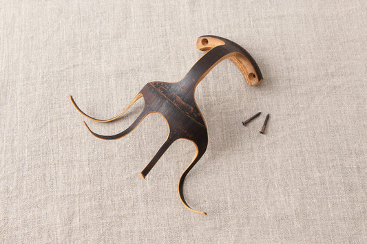 Smoked bamboo cutlery hanger / 炭竹のカトラリー掛け