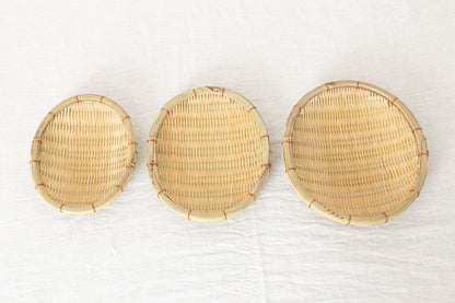Oval Colander / Hachiku Bamboo / Aichi-JPN 630106