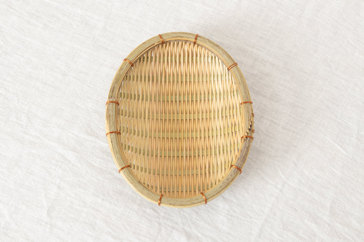 Oval Colander / Hachiku Bamboo / Aichi-JPN 630106