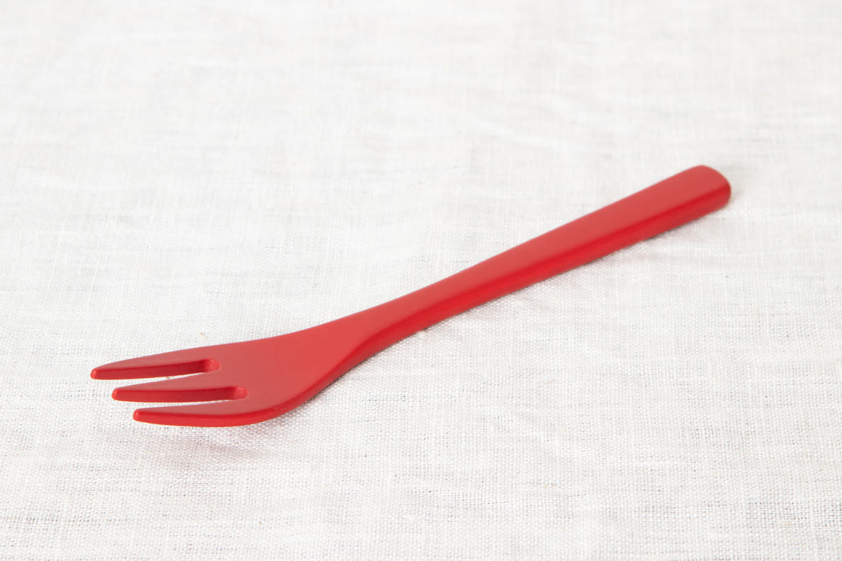 Kids Fork (Natural, Red) / Moso Bamboo / Oita-JPN 211114