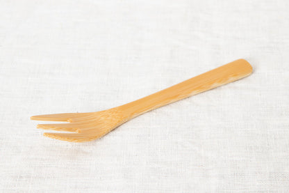 Kids Fork (Natural, Red) / Moso Bamboo / Oita-JPN 211114