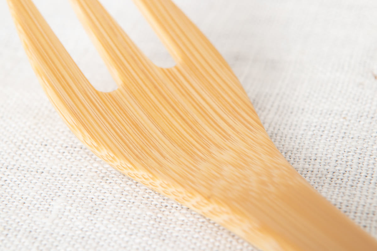Kids Fork (Natural, Red) / Moso Bamboo / Oita-JPN 211114