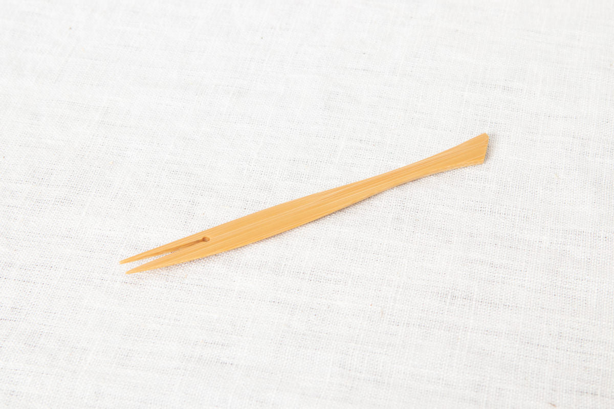 Fish Fork [ Natural, Red ] / Small, Large / Mōsō bamboo / Ōita-JPN 211106
