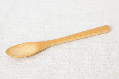 Kids Spoon (Oval, Round / Natural, Red) / Moso Bamboo / Oita-JPN 211115